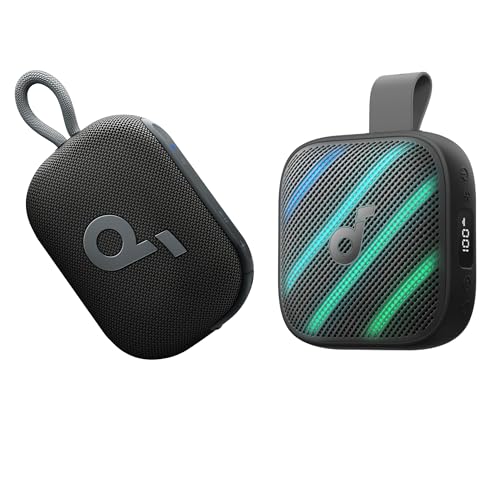 Soundcore Boom Go 3i Select 4 Go Bluetooth Portable Speaker by Anker, 15W Punchy Sound, 24H Playtime, IP68, BassUp 2.0, Waterproof/Dustproof, Ultra-Portable Speaker