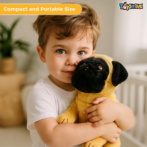 Image of Toyshine 23cm Cute Sitting Puppy Soft Toy | Adorable Plush Dog Stuffed Animal | Ultra Soft & Huggable Kids Toy | Perfect for Boys, Girls, Toddlers & Home Decor