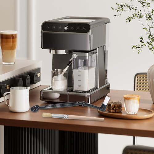 5 Piezas Herramienta Limpieza Cafetera,Brochas para Cafeteras,Cepillo con Mango de Madera,Pincel Suave e Cuchara, Ideal para Espresso y Cafeterías, Utensilio para Hogar Cocina - imagen 6