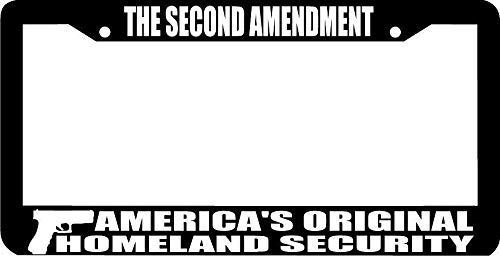 Mark Reynolds The 2nd Amendment America's Original Homeland Security Gun License Plate Frame