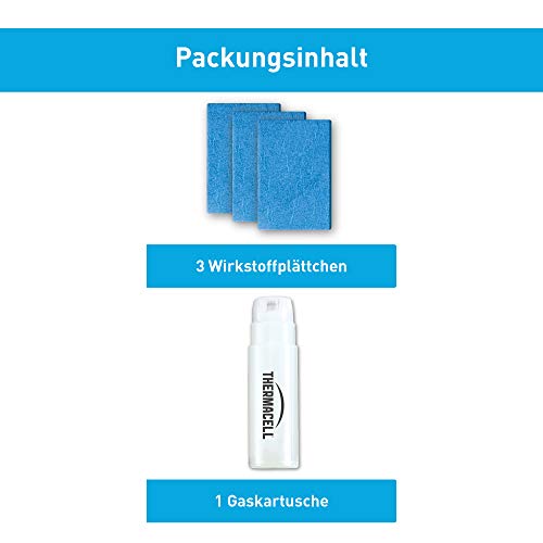 Thermacell Muggenafweer navulverpakking voor 12 uur (3 plaatjes met werkzame stoffen en 1 gaspatroon), meerkleurig - Image 3