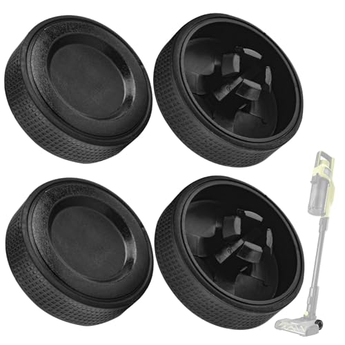 4 Pack Upgraded Replacement Wheel for Ryobi Cordless Stick Vacuum 18v One+ Hp & 18v One+ PCL720K...