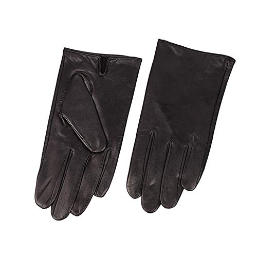 Yjdr Men's Full-hand Touchscreen Winter Real Leather Gloves Winter Warm Touchscreen Texting Cashmere Lined Driving Motorcycle Gloves (Color : Touch plus lining, Size : XL)