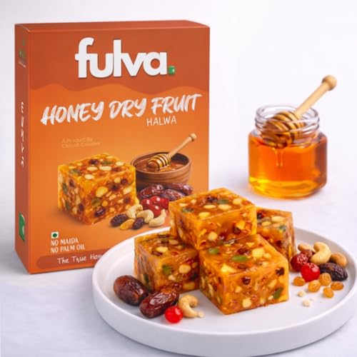 Image of Fulva Honey Dry Fruit Halwa 200g, Original Kozhikoden Halwas, Traditional Kerala Sweet, Soft Chewy Indian Dessert, Dates, Kismis, Kerala Halwa, Festival & Gifting Sweet