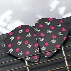 Ensemble de 12 médiators de guitare Crown And Lips pour guitare acoustique, guitare électrique, contrebasse, ukulélé - Les Beatles, Paul McCartney, John Lennon, RIngo Starr, George Harrison Ensemble de 12 médiators de guitare Crown And Lips pour guitare acoustique, guitare électrique, contrebasse, ukulélé – Image 7