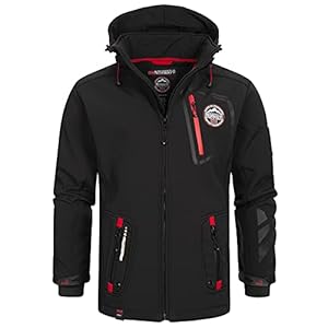 Geographical Norway Softshell jas voor heren, functionele jas, outdoor, regen, sport