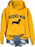 Photo Gallery weenie mom felpa con cappuccio weenie dog mom shirt per le donne bassotto weenie mama felpa, giallo, s Photo Gallery weenie mom felpa con cappuccio weenie dog mom shirt per le donne bassotto weenie mama felpa, giallo, s