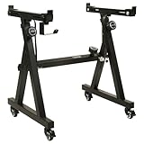 Kadence Soporte para teclado con ruedas, soporte para teclado musical resistente