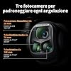 DJI Mavic 4 Pro Combo Fly More con DJI RC 2, drone con tripla fotocamera dotato di 100 MP fotocamera Hasselblad con CMOS 4/3, trasmissione video a 30 km, volo fino a 51 minuti, hub di ricarica e altro