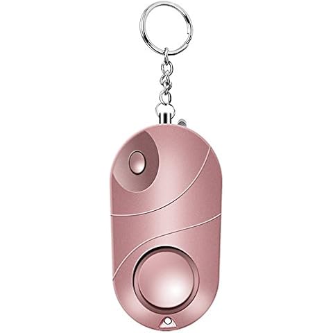 LEEBA Personal Alarm Safe Sound Emergency Self-Defense Security Alarm Keychain LED Flashlight for Women Girls Kids 1PCS Cover