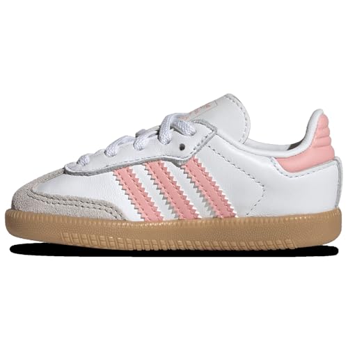 Adidas Originals Samba - Boys' Toddler (JP5488, White/Semi Pink Spark/Gum)2