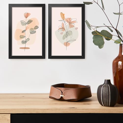 LaVie Home 5.5x8.5 Picture Frame for Wall Display, 5.5x8.5 Black Picture Frame with HD Plexiglas, 5.5 x 8.5 Frame 1 Pack, Display Frame for Vertical or Horizontal, Classic Collection