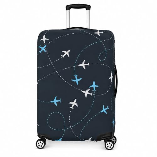 Image of Printed Luggage Cover for Traveling Bag & Suitcase - Trolley Protector