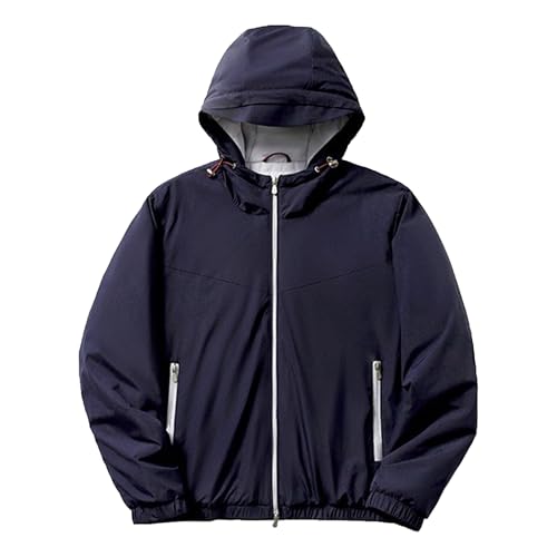 Chaqueta cortavientos para hombre que soluciona los días de frío y lluvia