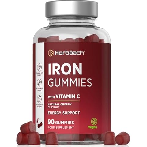 Horbaach 14mg Iron Gummies with Vitamin C Cover