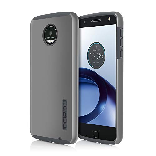 Incipio Cell Phone Case for Moto Z - Iridescent Gray and Gray