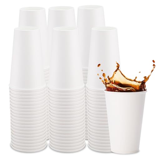 Freshware Coffee Cups 20 oz 100 Pack Disposable Paper Cups