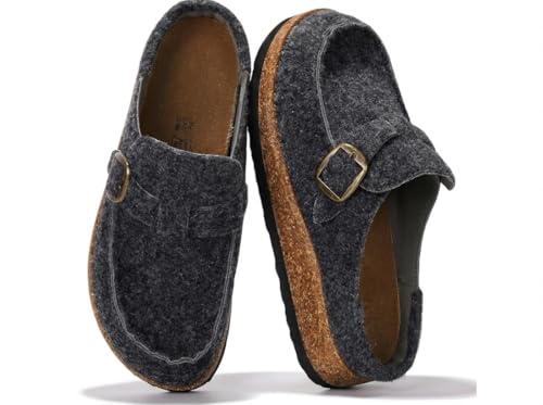 Image of Project Cloud 100% Genuine Leather Moccasin Style Clogs for Women - Memory Foam and Water Resistant Mules Slip On Non-Slip and Durable Clogs Casual Shoes for Women Footwear (Carline)