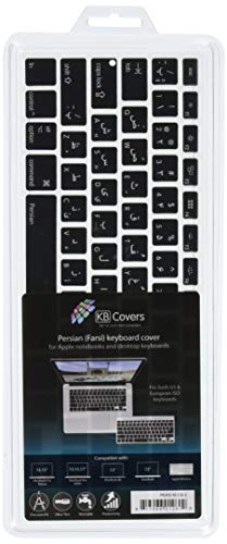 KB Covers PERS-M-CB-2 - Cubierta del teclado farsi (iraní) para el uso con MacBook 13" MacBook Air 13"/15" MacBook Pro Retina 13"/15"/17" MacBook Pro 13"/15"/17"
