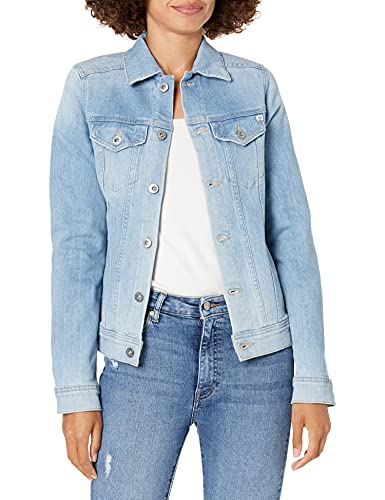 AG Jeans Women's MYA Denim Jacket, Sunlight Blue, Small