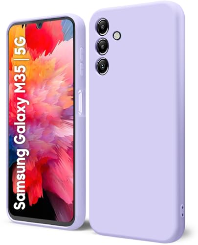 TRUEUPGRADE Compatible with Samsung Galaxy M35 5G Back Cover Case, Liquid Silicone Cover, Full Body Protective Cover, Shockproof, Slim Phone Cover, Anti-Scratch Soft Microfiber Lining - Purple (B0DFLPNQGG) Amazon Price History, Amazon Price Tracker
