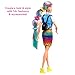 Barbie Leopard Rainbow Hair Doll (Blonde) with Color-Change Hair Feature, 16 Hair & Fashion Play Accessories Including Scrunchies, Brush, Fashion Tops, Cat Ears, Cat Purse & More