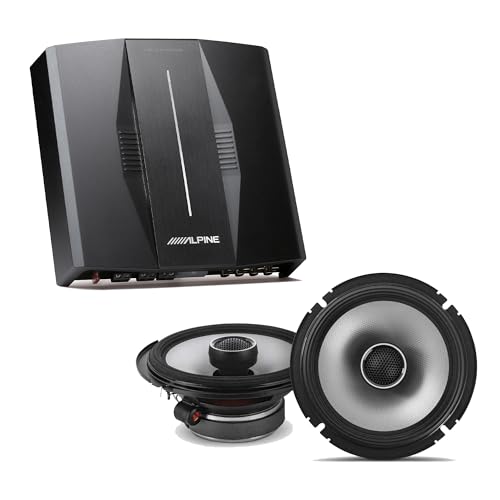 Image of Alpine PXE-C80-88 OPTIM8 8-Channel Hi-Res Digital Sound Processor Amplifier w/ S2-S65 6.5" Coaxial Bundle