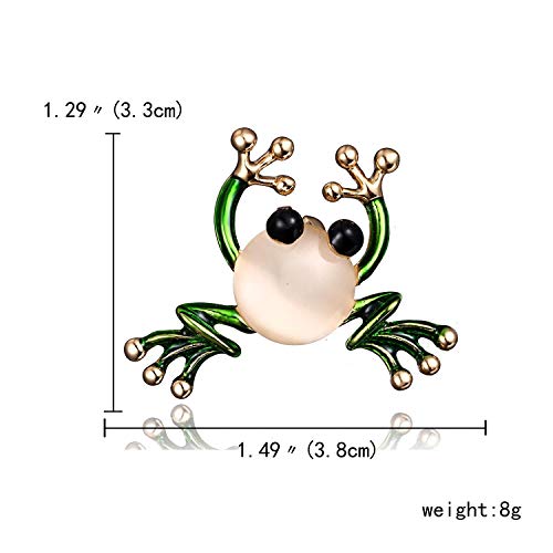 Image of Cute Frog Enamel Brooch Pins For Women Men Cartoon Frog with Glitter Boots Brooch Creative Funny Animals Brooches Fashion Animals Jewelry Gifts