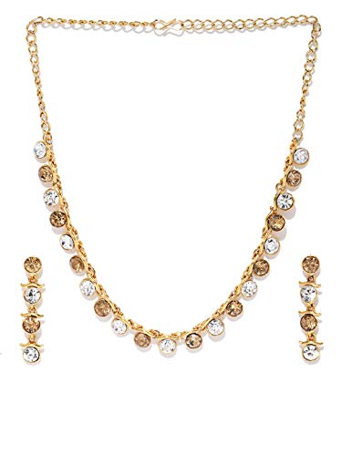 Women's Tone Contemporary Look Stylish Necklace Set