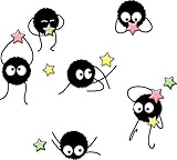 The Hopper Shop Soot Stars Sprites Car Sticker Decal Bumper Decal Vinyl Stickers Cars Vans Trucks Walls Laptop Doors Windows Skateboard Tablet Multicolor 5x5