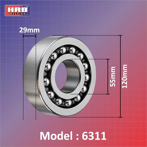 Image of HRB Ball Bearing 6311
