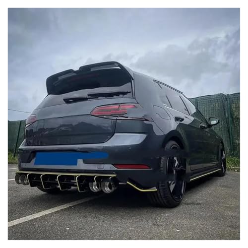 Aileron de coffre Golf 7 en ABS rigide style carbone aérodynamique