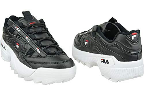 FILA D-Formation wmn zapatilla Mujer, blanco (White/Fila Navy/Fila Red), 38 EU