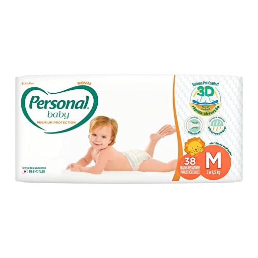 Fralda Baby Premium Protection Média, 38 Pads, Personal