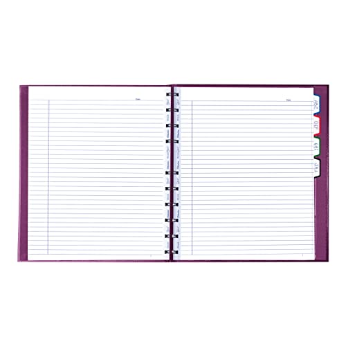Carnet de notes Blueline MiracleBind raisin 150 pages couverture rigide lézard