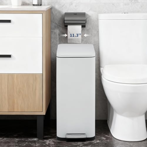 Caneca de basura delgada para cocina 50L acero inox miniatura 7