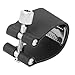Irfora Tenor Sax Mouthpiece Ligature, Black PU Leather, Fastener with Adjustable Screw,Suitable for a wide range of players, secure reeds to saxophone mouthpiece for improved sound