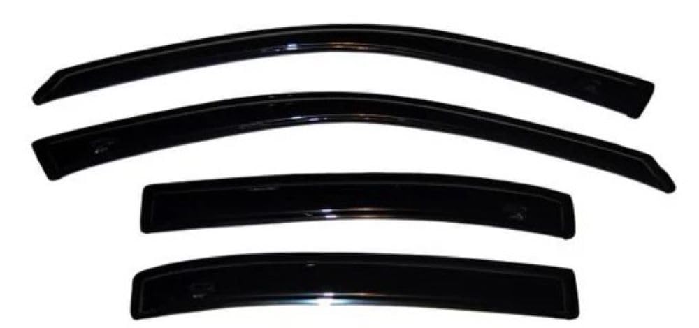 Window Visors Smoked Tape-On Rain Guards / For 1997-2005