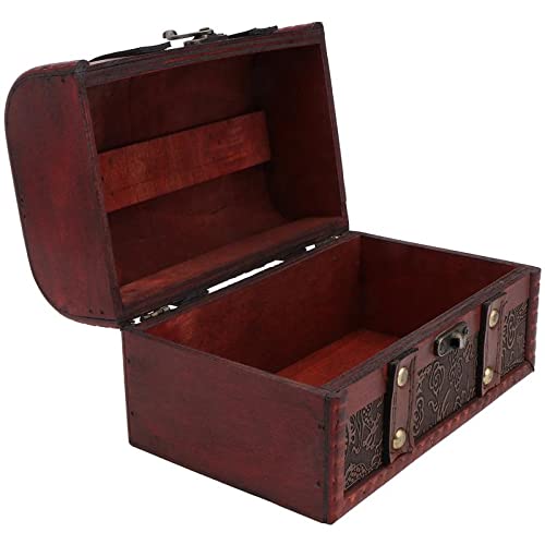 Coffre ancien en bois pour préserver vos souvenirs et vos bagues