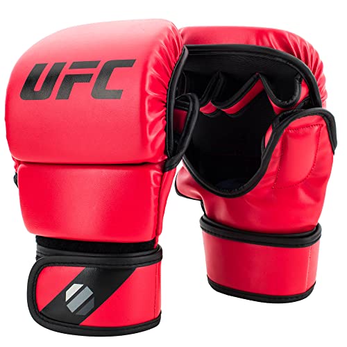UFC MMA 8oz Sparring Gloves, Color- Red, Size- S/M