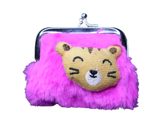 ANESHA Coin Purse Small Kiss-Lock Change Pouch Wallet for Women Girl Pack of 1 Assorted Color-image-20