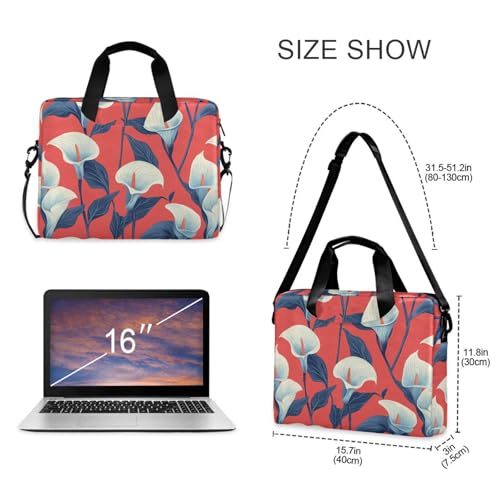 Maletín para laptop 15.6 pulgadas con bolso cruzado miniatura 5