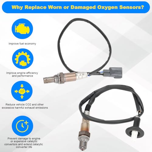 JDMON 2PCS Sensor de Oxígeno para Toyota Matrix Corolla Pontiac miniatura 3