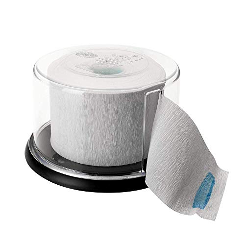 EUROSTIL Porta Rollos Papel Cuello Unisex-Adulto, Negro, Talla única