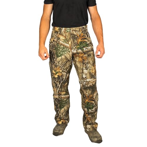 Amazon.com: HOT SHOT Men's Flannel Lined Camo Hunting Pants