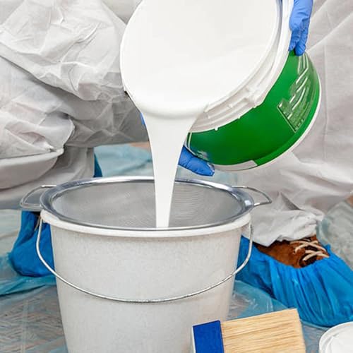 Evite grumos con el colador de pintura de 5 galones en malla fina de acero inoxidable 2