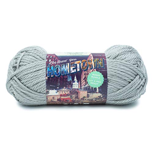 Lion Brand Yarn Hometown Bonus Bundle Yarn, Dallas Grey