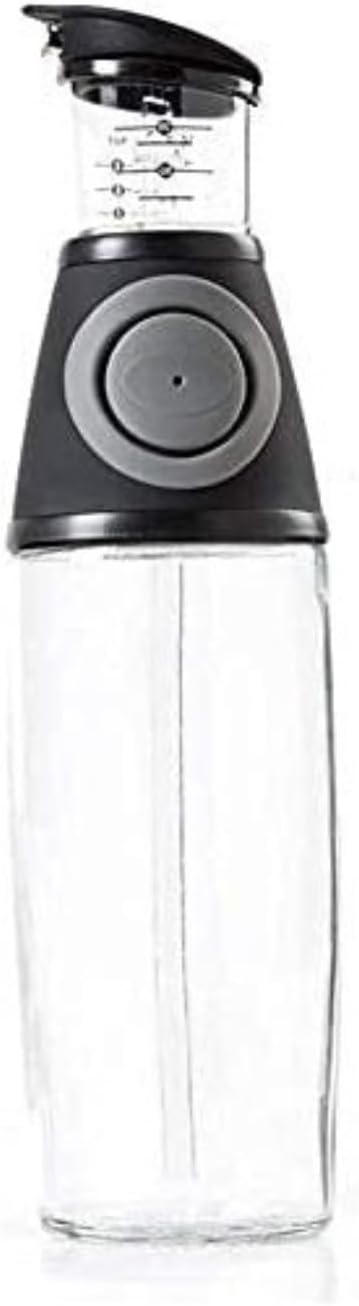 Oil and Vinegar Dispenser Oil and Vinegar Dispenser, Glass Oil Bottle,Olive Bottle Cruets No Drip Container for Vegetable Olive Lead-Free cooking