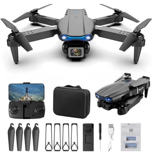 Image of Drone with 4k Camera Foldable 1080P HD Drone with FPV Live Video, Smart Gestures Selfie, Altitude Hold, One Key Take Off /Landing, 3D Flips for Kids and Adults.