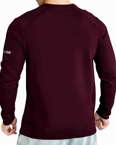 Image of Noble Monk Mens Polyester Solid Regular Fit T-Shirt